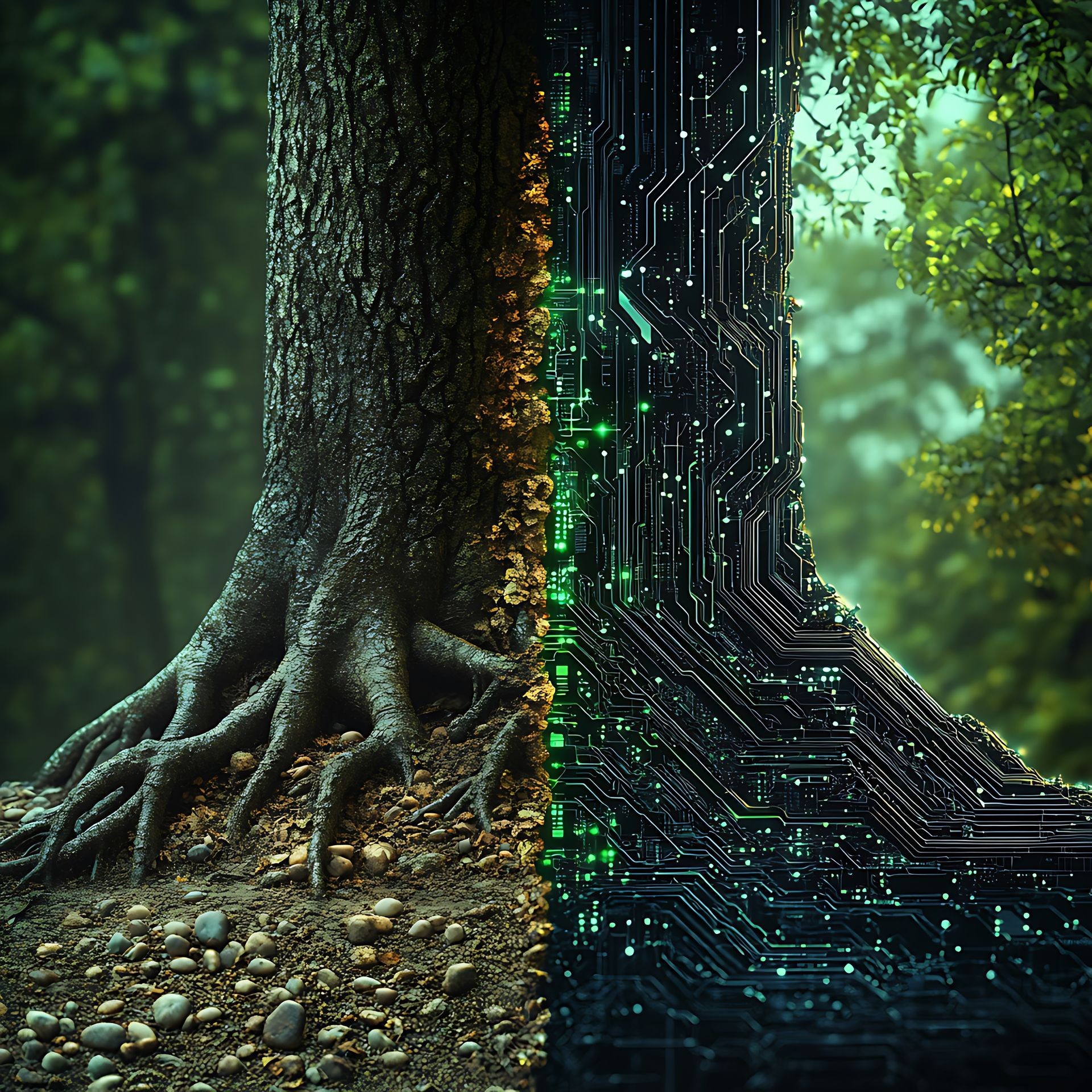 This Is What Happens When a Tree Joins the Network